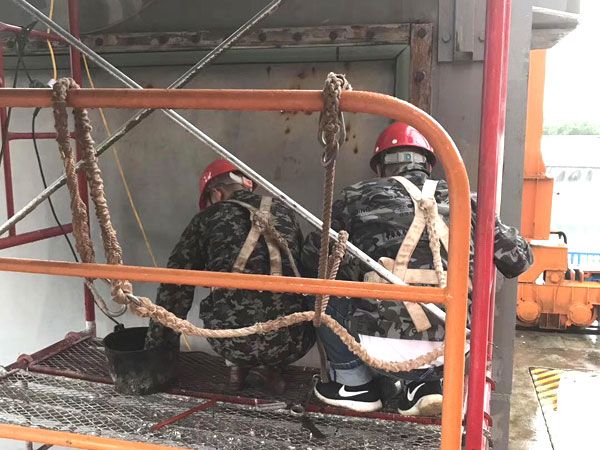 閘門水封更換、改造施工